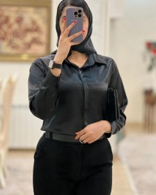 تصویر شومیز زنانه ساتن سیلک 