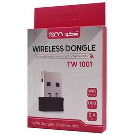 تصویر کارت شبکه USB بی سیم تسکو مدل TW 1001 ا Tesco wireless USB network card model TW 1001 Tesco wireless USB network card model TW 1001