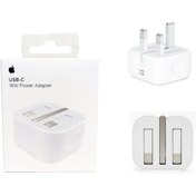 تصویر شارژر 20 وات اپل مدل A2344 (اصل) IPHONE 20W USB-C Power Adapter A2344