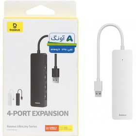 تصویر هاب 4 پورت بیسوس Baseus UltraJoy Series 4-Port HUB Lite B0005280B211 