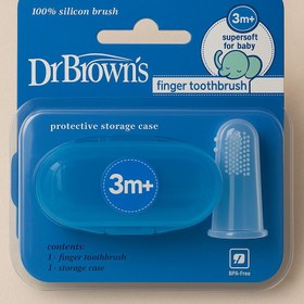 تصویر مسواک انگشتی نوزاد 