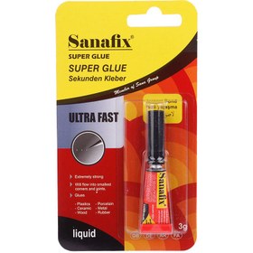 تصویر چسب قطره ای Sanafix 3g ا Sanafix Instant Glue 3g Sanafix Instant Glue 3g