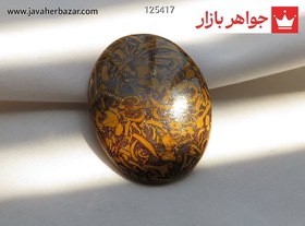 تصویر نگین جاسپر خوش طرح کد 125417 