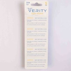 تصویر باتری ریموتی وریتی مدل VERITY 27A Super Alkaline VERITY SUPER ALKALINE 27A 12V