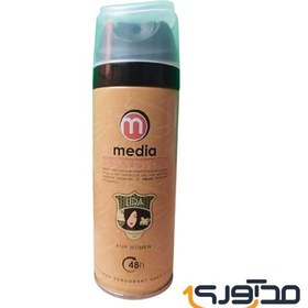 تصویر ﺍﺳﭙﺮﯼ خوشبو کننده ﺑﺪﻥ زنانه مدیا مدل Lira حجم 200 میلی لیتر Media deodorizing spray for women's body, Lira model, volume 200 ml