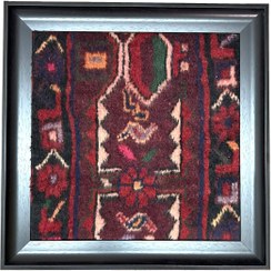 تصویر قاب قالی دستباف تک‌نسخه 33×33 کد MS0406 Single-edition carpet frame 33×33 code MS0406