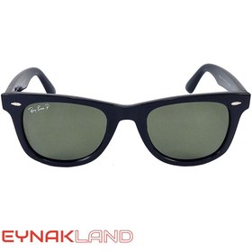 تصویر عینک آفتابی مردانه ری بن ویفری RB2140 عدسی سبز فریم براق RAYBAN POLARIZED 