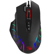 تصویر ماوس سیم دار مخصوص بازی ایفورتک مدل MOUSE GAMING BLOODY J-95S 