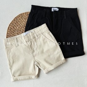 تصویر شلوارک کتان 