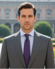 تصویر کراوات مردانه طرح دار | 1001 Kravat A155 