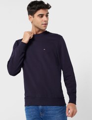 تصویر سویشرت گردن گرد لوگو برند Tommy Hilfiger Logo Crew Neck Sweatshirt