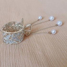 تصویر کلیپس سامورایی،دم اسبی طرح پروانه -163 