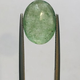 تصویر نگین زمرد هندی سایز 16*12 تراش اوال 