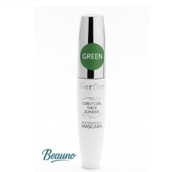 تصویر ریمل سبز گرفلور-Gerflor Green Waterproof Mascara 