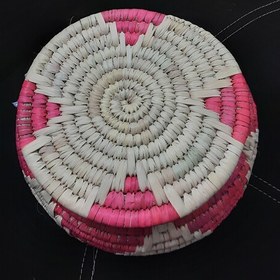 تصویر جابرنجی حصیری بافت کپویی رنگ طبیعی استفاده شده است 