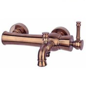 تصویر شیر حمام الیزه راسان - رزگلد مات Rassan Elizeh Bath Mixer