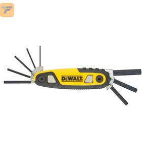 تصویر مجموعه 8 عددی آچار آلن تاشو قفل شونده دیوالت مدل DWHT0-70263 Folding Locking Hex Keys