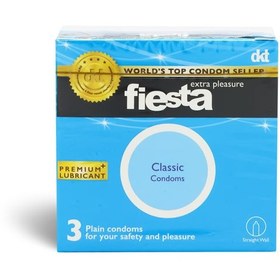 تصویر کاندوم کلاسیک فیستا 3عددی Classic condoms fiesta 3pcs