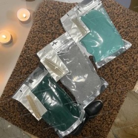 تصویر پودر پارافین در 9 رنگ 