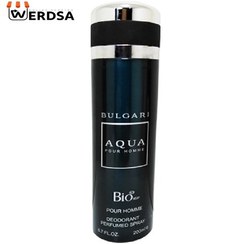 تصویر اسپری بدن مردانه مدل Bulgari Aqua حجم 200 میلی لیتر بیو استار Bio Star Bulgari Aqua Deodorant Spray For Men 200ml