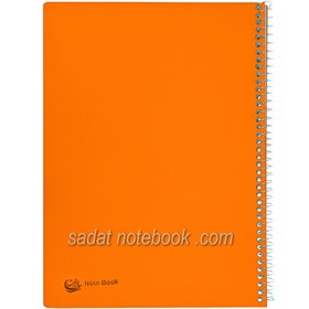 تصویر دفتر مشق 40برگ طلقی سایز17×24 استاندارد کد G-304 