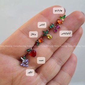 تصویر پیرسینگ گوش میوه 