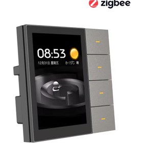 تصویر کلید 4 پل با تاچ پنل 3 اينچ Benica 