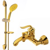 تصویر شیرحمام مدل بامبو به همراه سردوش 