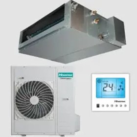 تصویر داکت اسپلیت کانالی سقفی سرد و گرم 24000 اینورتر هایسنس مدل HID-24 (Double Heat Source) 