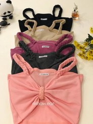 تصویر تاپ فانریپ پنبه ای دخترانه 