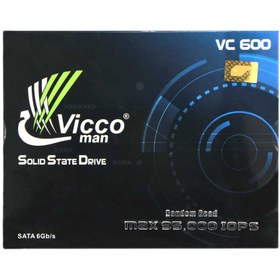 تصویر حافظه SSD ویکومن ViccoMan VC600 480GB Vicco man VC600 480GB SSD Drive