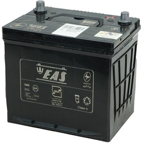 تصویر باتری برنا 60 آمپر مدل ایاس EAS - پایه بلند قطب چپ 6068 