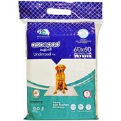 تصویر پد ادرار زیر انداز بهداشتی حیوانات خانگی سایز 60*60 برند Asoo Pad ASOOPAD training pad for pets size 60*60