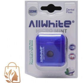 تصویر نخ دندان ال وایت AllWhite مدل Micro Mint طول 50 متر 