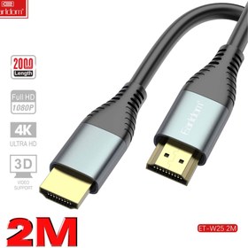 تصویر کابل HDMI ارلدام مدل ET-W26 کیفیت 4K 