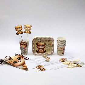 تصویر تم تولد تدی پک کامل 