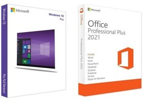 تصویر لایسنس Windows 10 Pro + Office 2021 Pro Plus مایکروسافت 