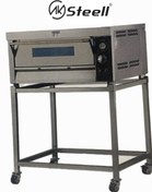 تصویر فر پیتزا طرح آنویل برقی مجهز به نشانگر حرارتی دمای پخت 