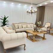 تصویر مبل کلاسیک فرانسوی کویین ۷ نفره 