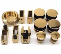 تصویر ست یراق کشویی حمومی 002 طلایی با تسمه فابریک ۲ متری 