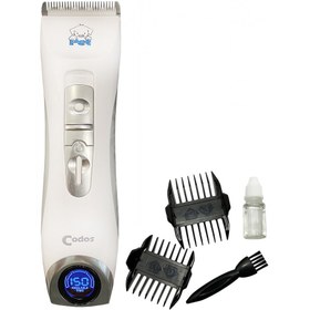 تصویر ماشین اصلاح حیوانات خانگی کودوس مدل CP-9600 قابل شارژ (Codos-CP-9600-rechargeable-pet-grooming-machine)