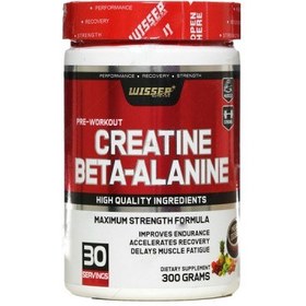 تصویر پودر کراتین بتا آلانین ویثر 300 گرم Wisser Cratine Beta Alanine Powder 300 g