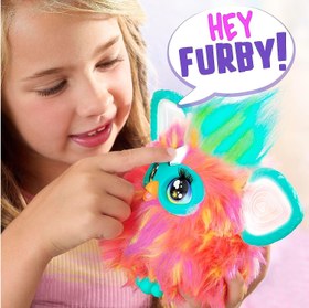 تصویر عروسک رباتیک فربی مدل Hasbro - Furby - Coral interactive toy_اسباب بازی 