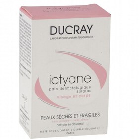 تصویر پن شوینده فاقد صابون دوکری مدل ICTYANE مناسب پوست خشک حجم 200 گرم ا Ducray Ictyane Derma Pain-200g Ducray Ictyane Derma Pain-200g