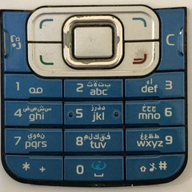 تصویر صفحه کلید نوکیا NOKIA 6120 فابریک و روکاری کمپانی نوکیا کارکرد جزئی رنگ سبزآبی 