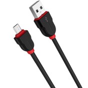 تصویر کابل تبدیل USB به microUSB الدینیو مدل LS02 طول 2 متر 