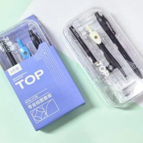 تصویر ست پرگار و خط کش 