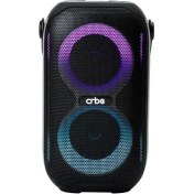 تصویر اسپیکر بلوتوثی کربی قابل حمل مدل PARTY 200 MINI - مشکی Crbe portable Bluetooth speaker model PARTY 200 MINI