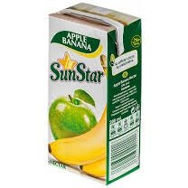 تصویر آبمیوه سیب موز سان استار 