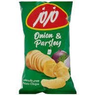 تصویر چیپس پیاز و جعفری مزمز وزن ۶۰ گرم 